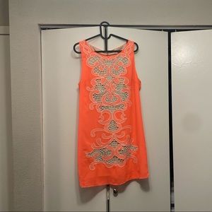 ❤️ Gianni Bini Sleeveless Neon Sunset Dress
